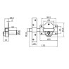 CERROJO SEGURIDAD 4-105X170 MARTELE 6354 AMIG 