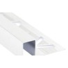 LISTELO ALUMINIO 10X12 TEXTURIZADO BLANCO 2,5M 02650 VALEN 