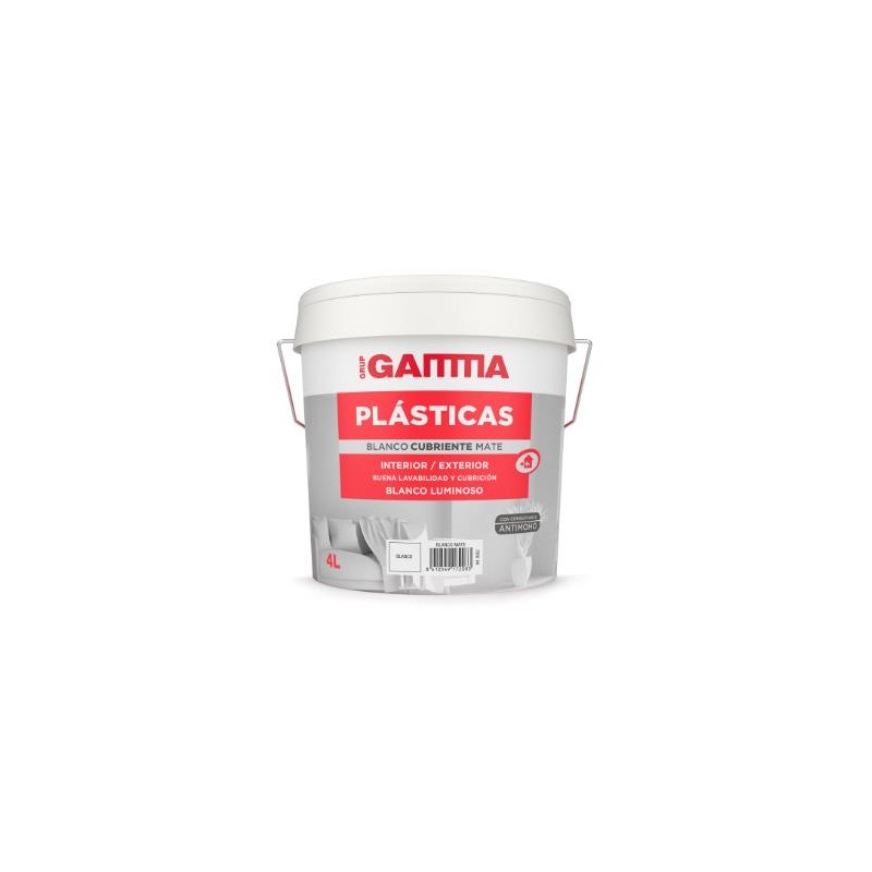 PINTURA INTERIOR BLANCO CUBRIENTE 15L GAMMA 