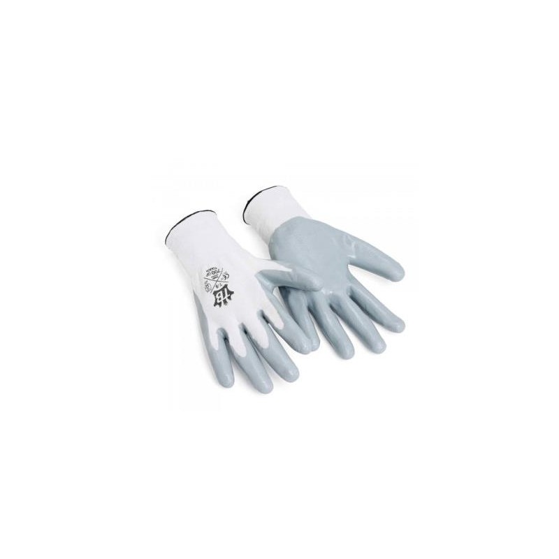 GUANTE 9 NITRILO GRIS EXTRAOLIVE UD GUANB004 