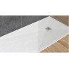 PLATO 120x90cm BLANCO REJILLA INOX MARMA2122B 