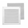 REJILLA METALICA 15x15cm ALUMINIO BLANCA C/MOSQUITERA FEPRP001 