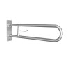 BARRA APOYO ABATIBLE 80cm INOX SATINADO CON PORTARROLLOS 15051.80.S NOFER 