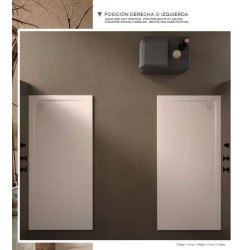 PLATO STONE MIO 120x80 CREMA TEXTURA LISA DUPL 