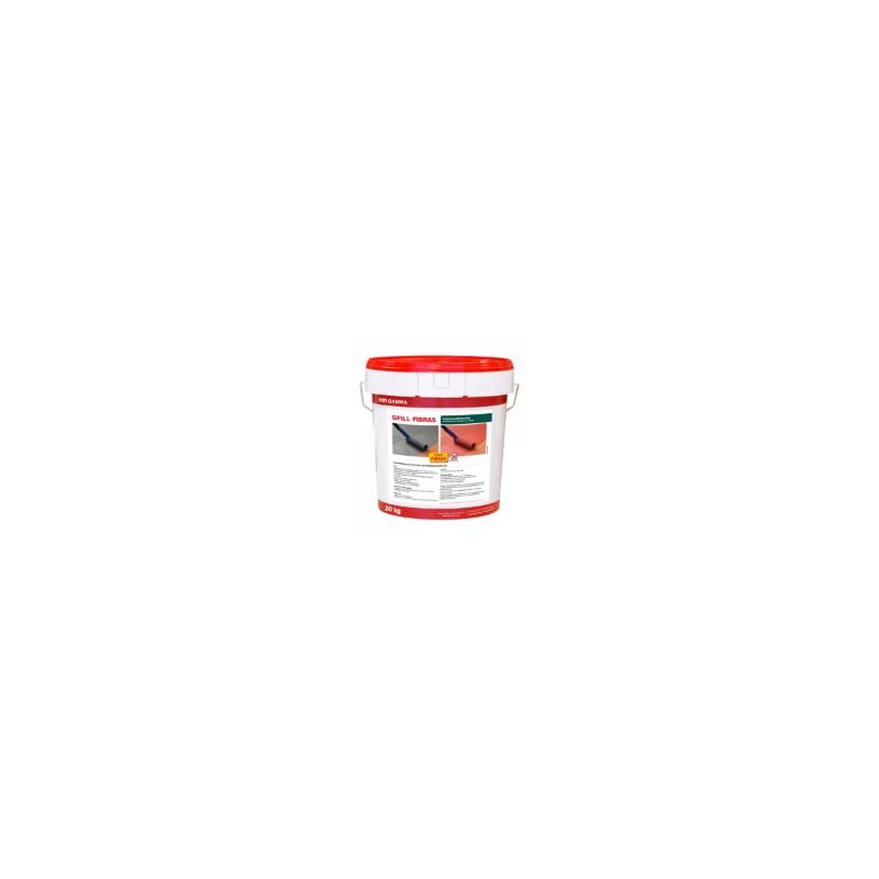 GFILL ROJO TEJA 20kg IMPERMEABILIZACION ( sikafill 200 fibras ) QUIMI006 