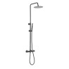 COLUMNA MONOMANDO ERGOS 25cm NEGRO MATE 03796A25N CIS 