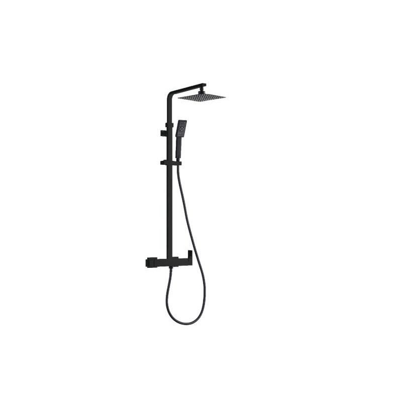 COLUMNA DUCHA MONOMANDO SKARA NEGRO MATE 3771A25N CIS 