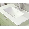 LAVABO CERAMICO QOOR 101x46cm BLANCO 00170 FOSSIL 