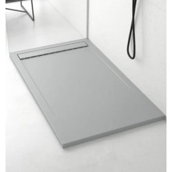 PLATO STONE SMART 100x80 GRIS MEDIO 7037 TEXTURA LISA DUPLACH 