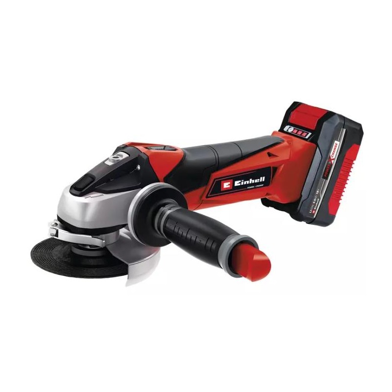 RADIAL A BATERIA TE-AG 18/115 Li (incluye discos de corte y lijado, cargador y bateria 4,0Ah) 4431134 EINH   