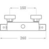 COLUMNA TERMOSTATICA SKARA NEGRO MATE 03772A25N CIS 