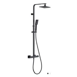 COLUMNA TERMOSTATICA SKARA NEGRO MATE 03772A25N CIS 