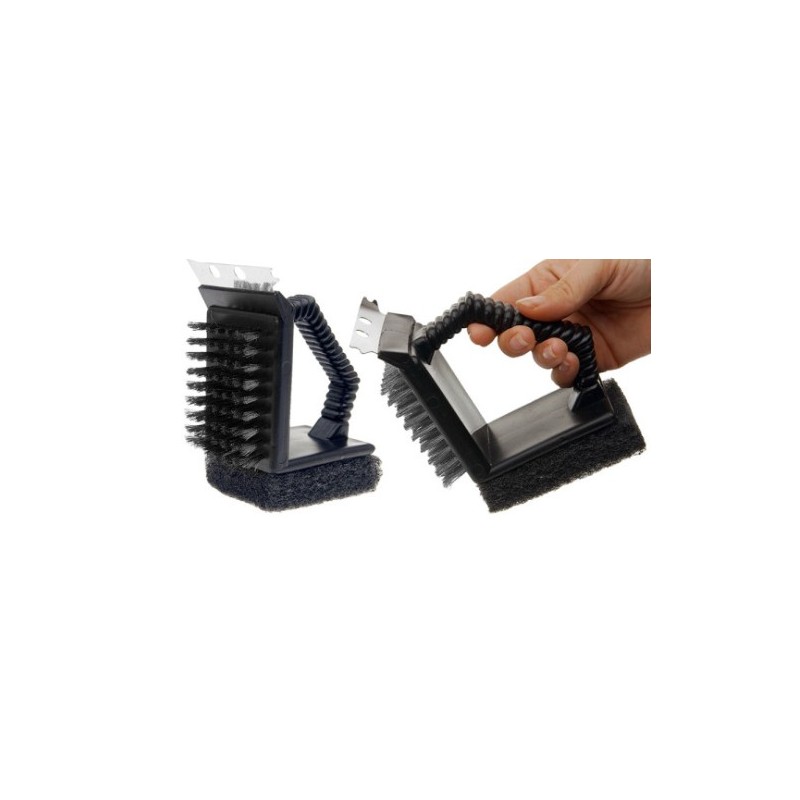 CEPILLO DE LIMPIEZA PARA BARBACOAS 6x12,5x8cm 73805 BBQ 