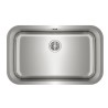 FREGADERO BAJO ENCIMERA ACERO INOX 78,7x48,2cm TOTAL BE 74.43 10125121 TEKA 