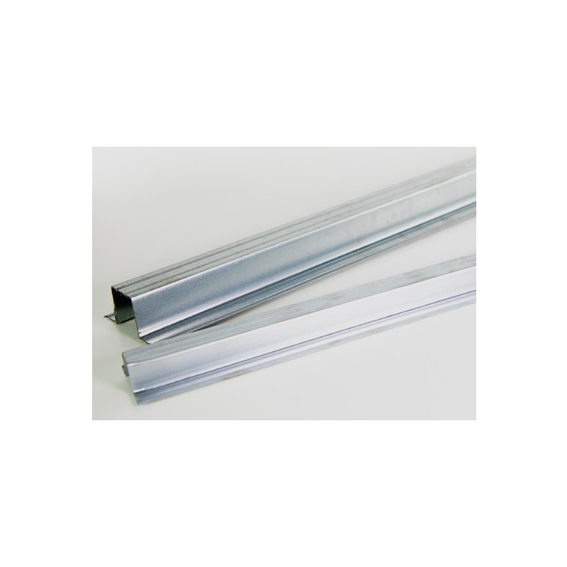 RASTREL METALICO 20mm (OMEGA) CON REFUERZO 6mm (barra 6m) UD 