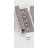 LISTELO ALUMINIO 10X12 TEXTURIZADO BRONCE 2,5M 02658 VALEN 
