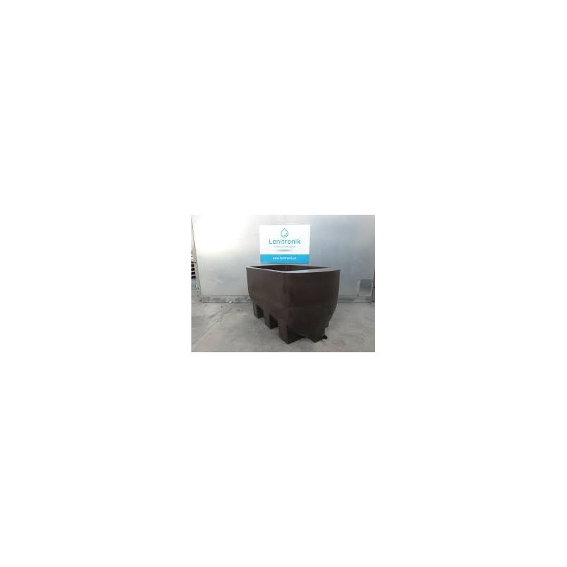 BEBEDERO 400L POLIETILENO CON BOYA MARRON LENI 