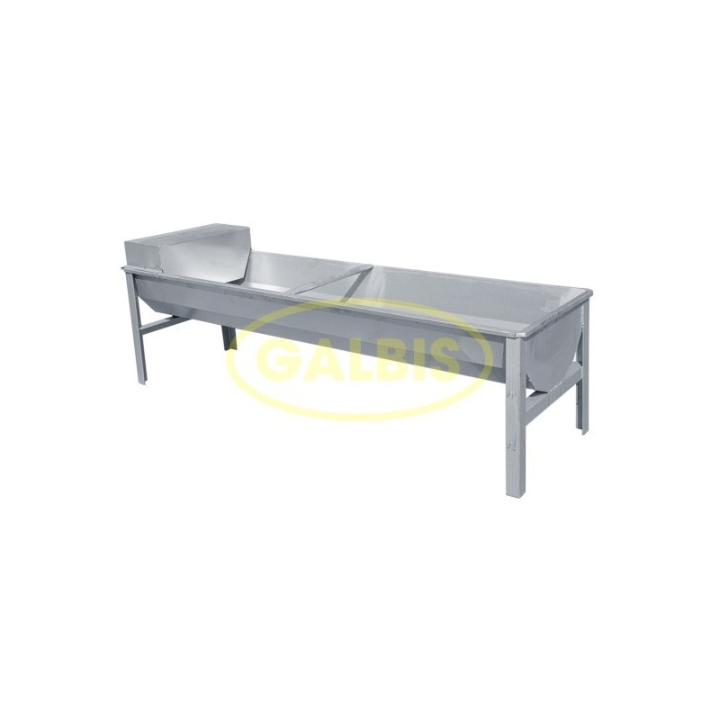 BEBEDERO VACAS 2m GALVANIZADO 385L CON BOYA 