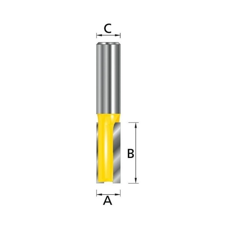 FRESA RECTA 2 FILOS 6-6mm (INS) D09248 MAKI 