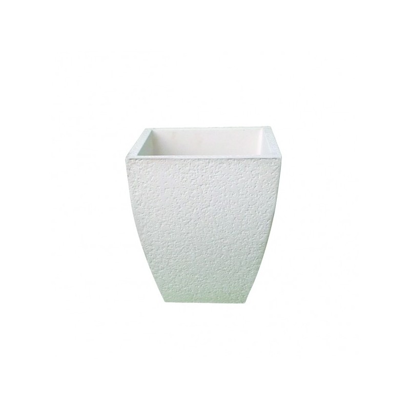 MACETERO 945 40x46cm TEXTURADO GRANDE BLANCO 945 ARTI 
