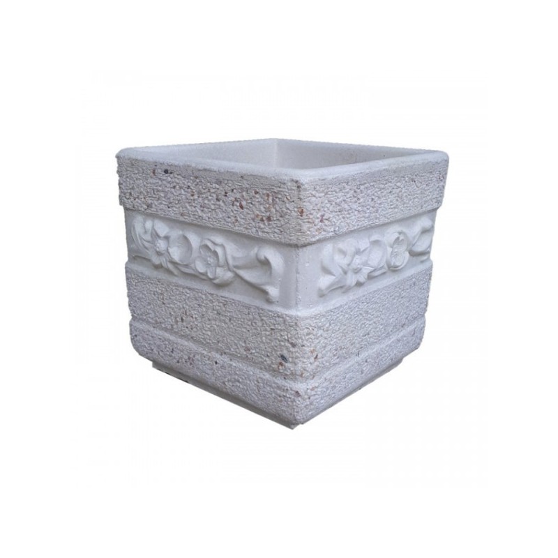MACETERO 605 44x44cm FLORES CUADRADO GRANDE 605 ARTI 