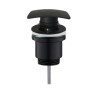 VÁLVULA CLIC CLAC NEGRO MATE TAPÓN CUADRADO 06413N CIS 