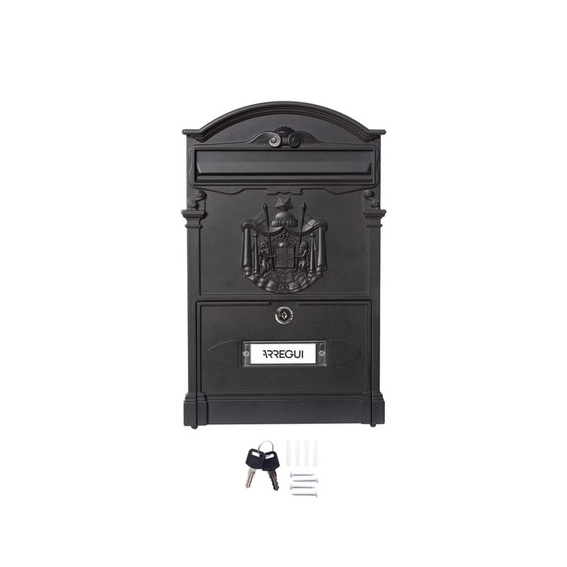 BUZON NEGRO ALUMINIO VILLA ITALIA 