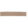 PLAQUETA MANUAL MARRÓN 23x1,5x3,7cm RLM 