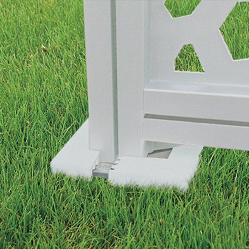 TAPA EMBELLECEDORA TAP BASFIX 12,5x12,5xh.2cm BLANCO pack 2uds 2013615 NORTENE 
