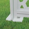 TAPA EMBELLECEDORA TAP BASFIX 12,5x12,5xh.2cm BLANCO pack 2uds 2013615 NORTENE 