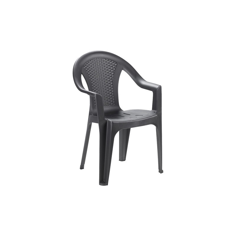 SILLON JARDIN RESINA ANTRACITA ISCHIA RE. 794 
