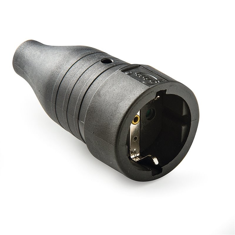 BASE AEREA GOMA NEGRO 16A 250V 257 