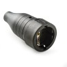 BASE AEREA GOMA NEGRO 16A 250V 257 