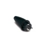 ENCHUFE MACHO GOMA NEGRO LARGO 1144 