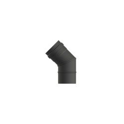 CODO 80 45º VITRI NEGRO EXOPELLET PVC08045 
