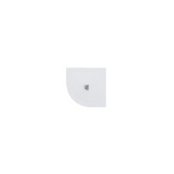 PLATO 80X80cm SEMICIRCULAR R-50 KYRA BLANCO 