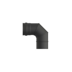 CODO 80 90º VITRI NEGRO EXOPELLET PVC08090 