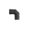 CODO 80 90º VITRI NEGRO EXOPELLET PVC08090 