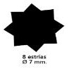 ADAPTADOR "B" 8 ESTRIAS Ø7mm 00555002 COVAL 