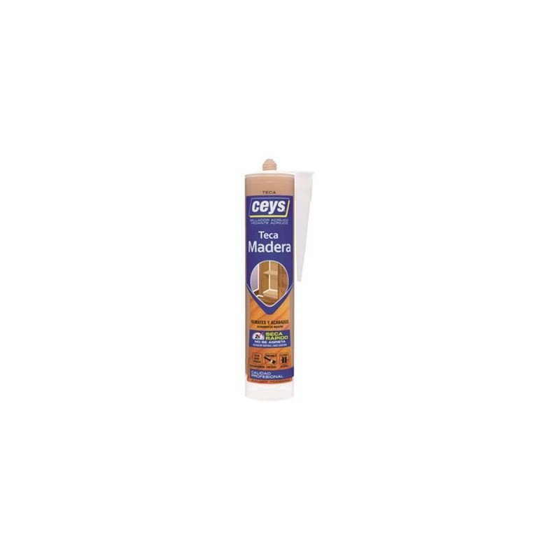 SILICONA MADERA TECA 280ml 50717 CEYS 