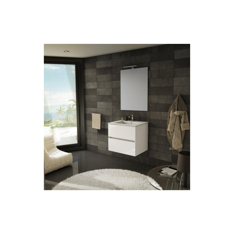 MUEBLE SEVILLA 80X46cm ROBLE OSTIPPO 2 CAJONES 