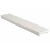CUBREMURO EV PULIDO BLANCO 100x14,5x5cm REF. 923 UD 