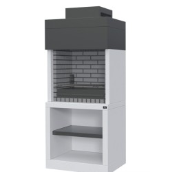 BARBACOA MODULAR NEGRA CON...