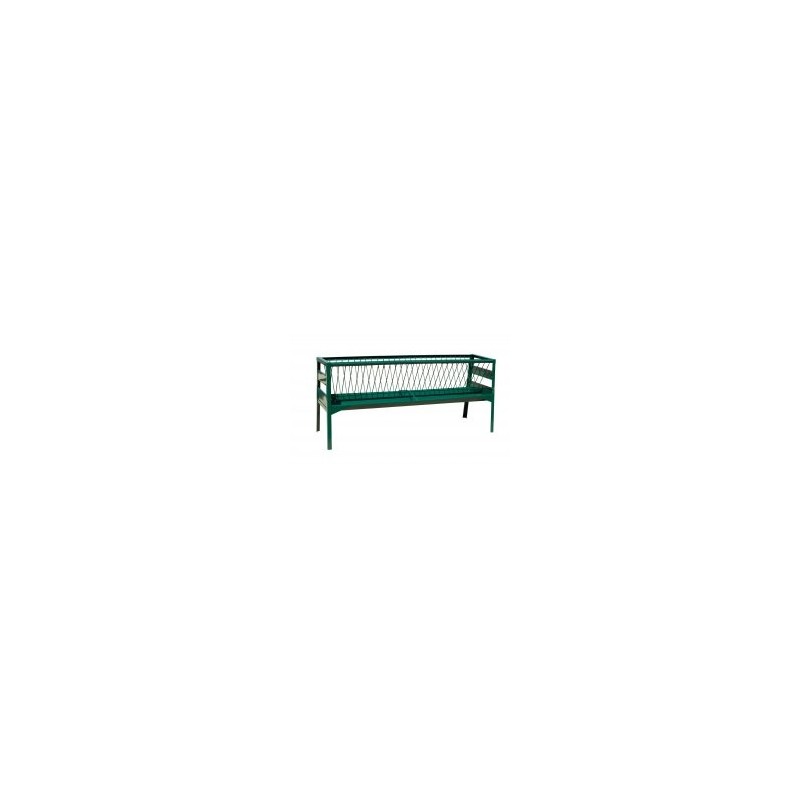 COMEDERO 2m x 50cm VARILLA CORRUGADA OVEJAS VERDE GALBIS MG 001229 
