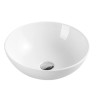 LAVABO SPIN 40 BLANCO BRILLO 400x400x145mm 385369 AQUORE 