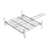 PARRILLA DOBLE 50x50cm 76844 EDM 