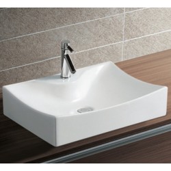 LAVABO 540x400x110mm CERAMICO BLANCO RS275A RUBIC 