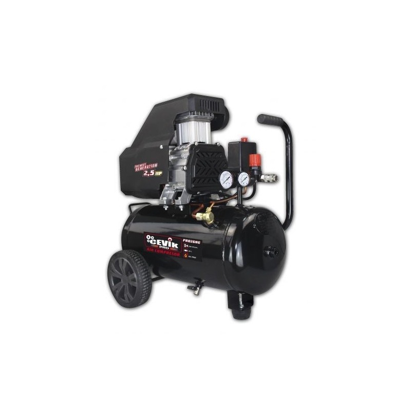 COMPRESOR 24L 2,5 hp MOTOR INDUCCION PRO26NG 