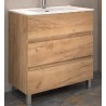 MUEBLE SEVILLA 80X46cm ROBLE OSTIPPO 3 CAJONES 