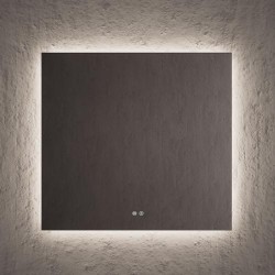 ESPEJO 100x80 RECTANGULAR SUN RETROILUMINADO PERIMETRAL SN.10080 NOF 